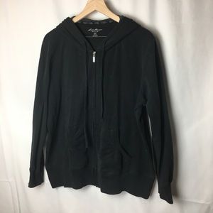 Black Zip Up Hoodie
